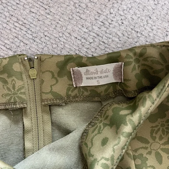 Altar'd State Green Mini Skirt - Picture 2 of 3